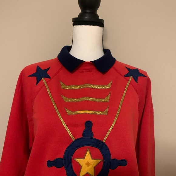 Vintage Nautical Women's Sweatshirt size xl - Picture 2 of 6